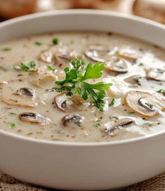 Crème de champignons (la meilleure)
