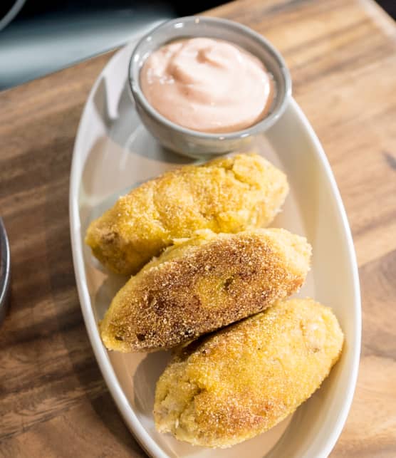 Croquettes de poulet à la purée de pomme de terre