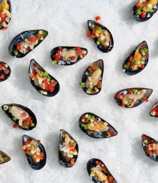 mejillones pipirrana