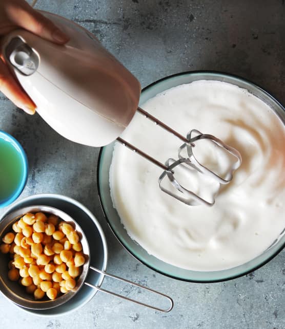 Comment faire de l'aquafaba selon Marie-Catherine Marsot