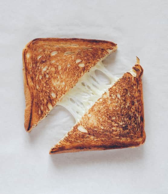 Grilled cheese au kimchi