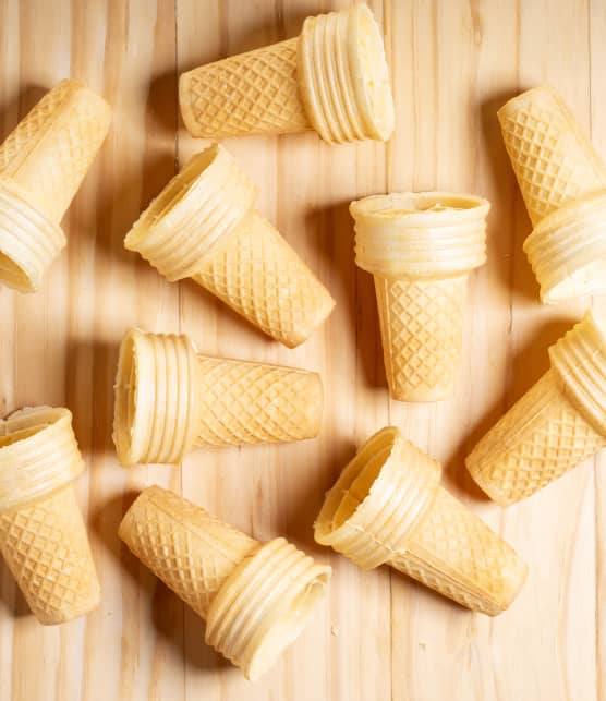 Mini cornets au sucre
