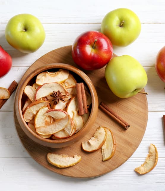 Chips de pelures de pomme