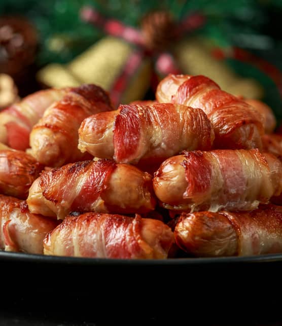 Saucisses cocktail au bacon et à l'érable