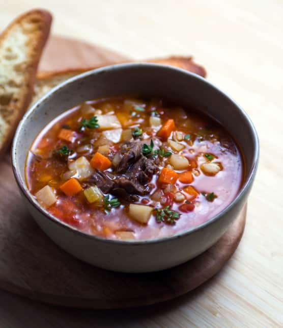 Soupe au boeuf et à l'orge