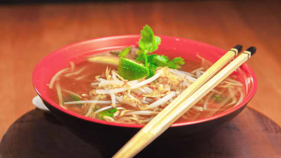 Soupe ramen réconfortante au bœuf