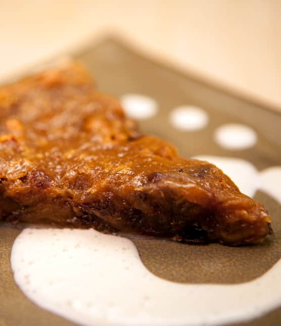 tarte aux dattes et au caramel