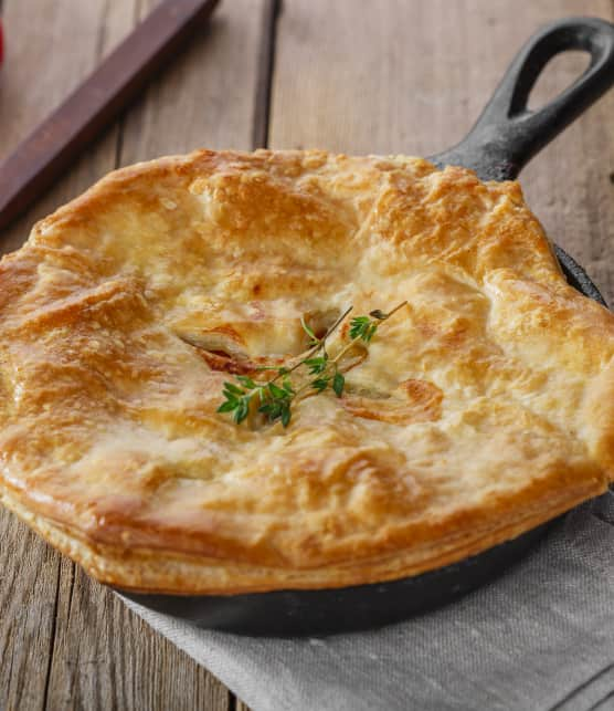 tourtière au poulet et salsifis