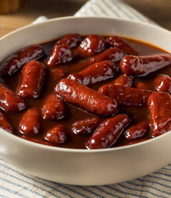 Saucisses cocktail au sirop d'érable