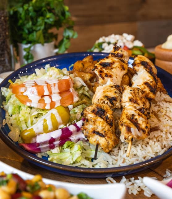 Poulet libanais shish taouk