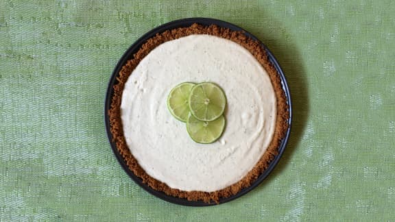 Tarte végétalienne à la lime