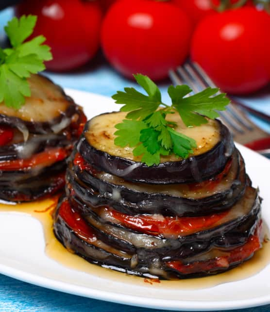 Gratin d'aubergines à la sicilienne