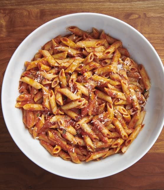 Penne avec sauce arrabbiata