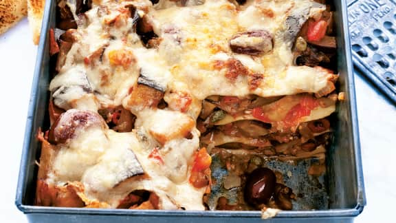 Lasagne à la caponata