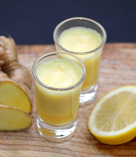 Shot gingembre et citron