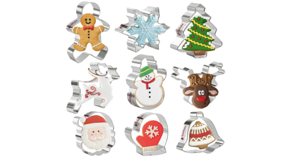 Emporte-pièces de Noël Lot de 12 emporte-pièces de vacances Formes