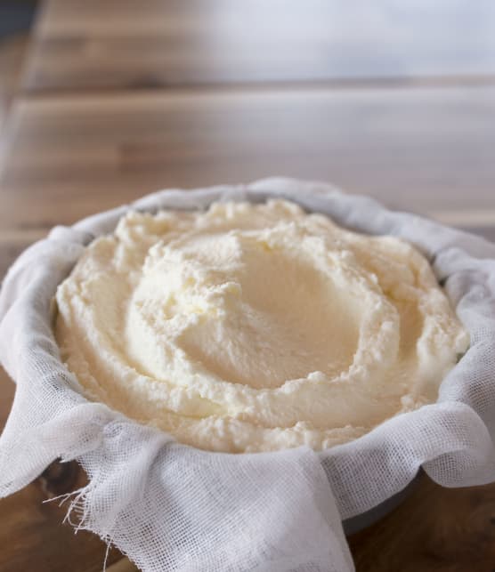 Ricotta maison de Chuck Hugues