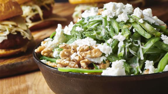 Salade haricots verts et feta