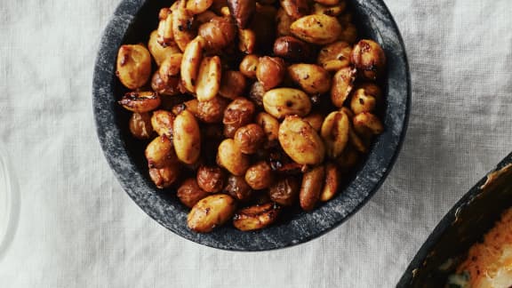 Pois chiches & arachides assaisonnés