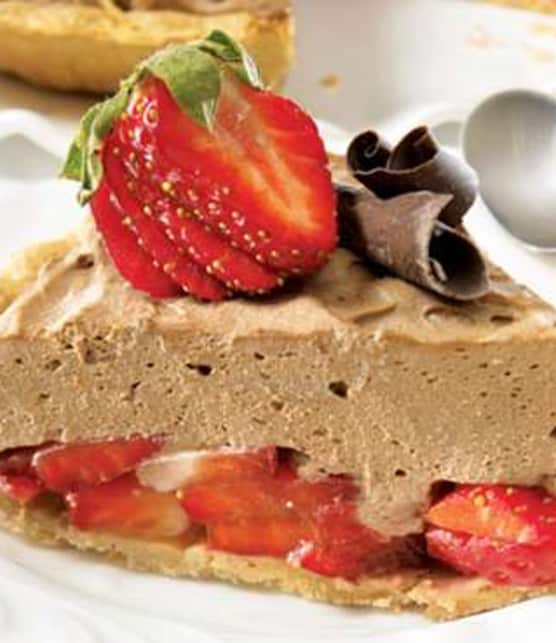 tarte au tofu et au chocolat