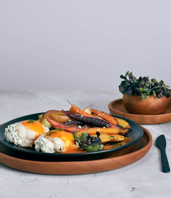 Roulade de sole au beurre de carotte