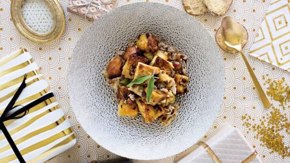 farce au panettone pour la dinde