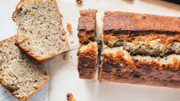 Pain aux bananes végétalien