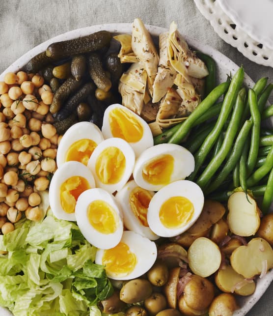 Trois fois par jour & vous: Salade niçoise végétarienne