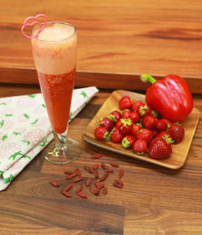 Recette de smoothie rouge avec Karine Verpillot