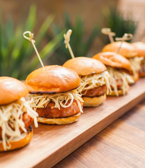 Mini-burger de porc BBQ