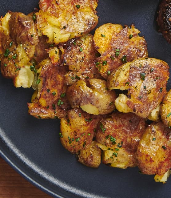 Pommes de terre écrasées croustillantes au paprika