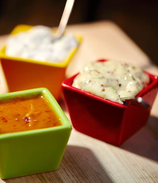 4 sauces pour brochettes