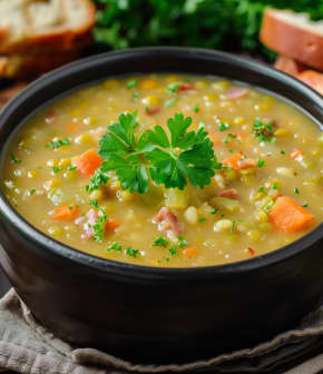 Soupe aux pois (mijoteuse)