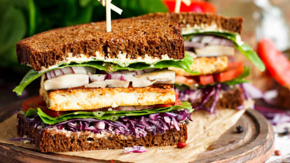 Sandwichs de « côtes levées » au seitan (végé)