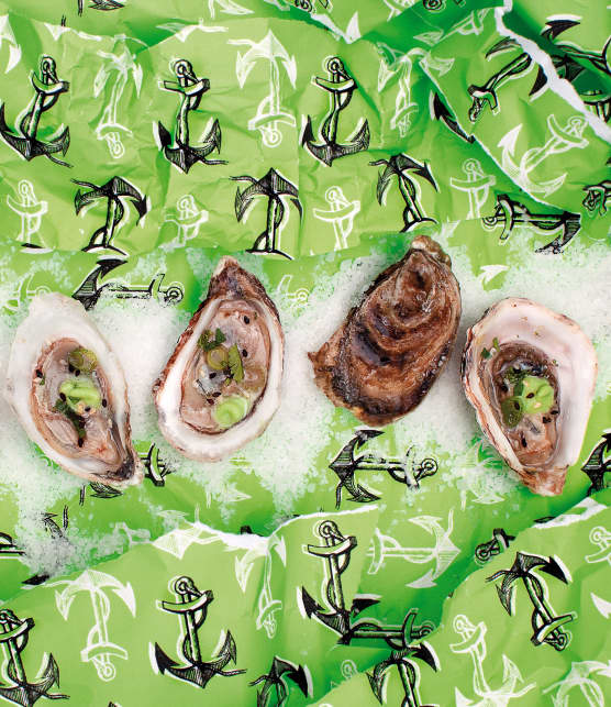 Mignonette au wasabi pour huîtres