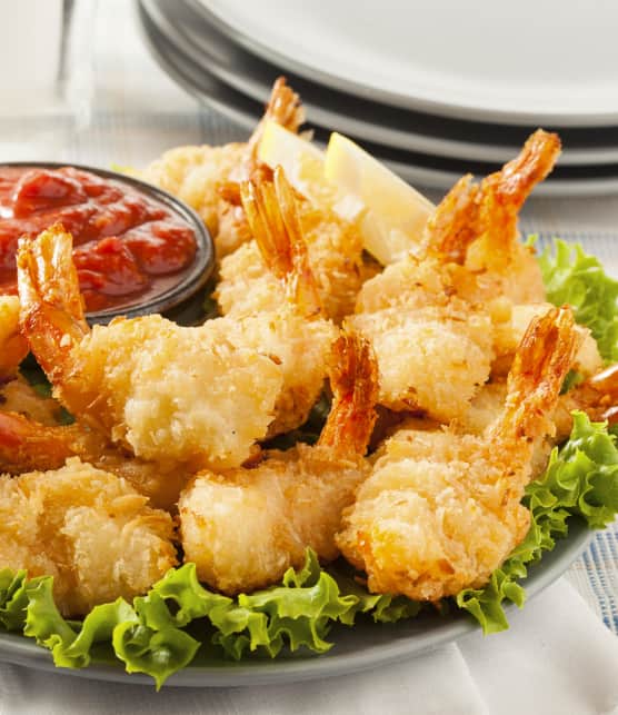 crevettes frites panko
