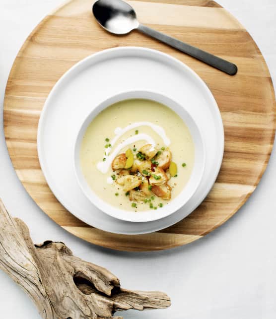 velouté de poireaux au vin blanc