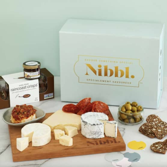 Nibbl : une boîte à fromage thématique pour vos partys!