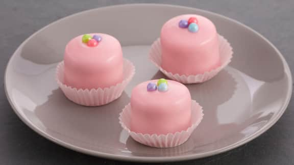 Petits fours glacés au fondant