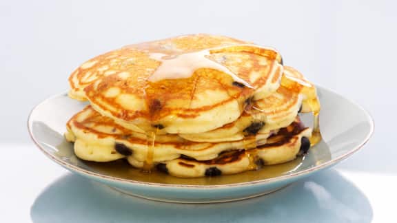 Pancakes aux bleuets