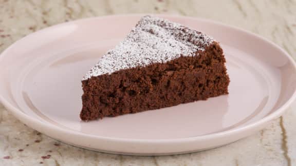 Gâteau au chocolat français sans farine