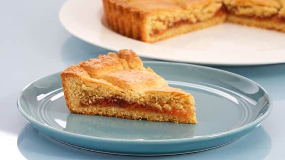 Tarte linzer et confiture d'oranges sanguines