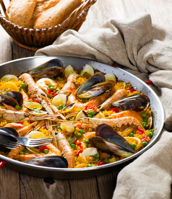 Paella sur le gril