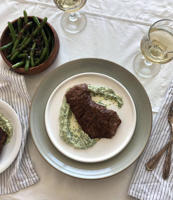 Bavette de veau grillée