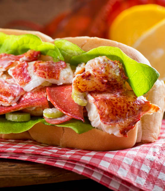 Guédille de homard à l’avocat