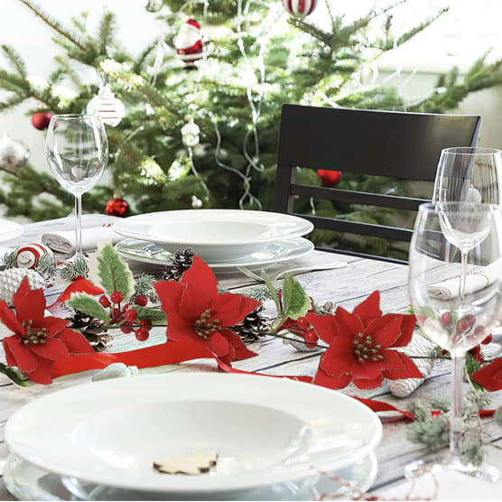 10 idées créatives pour un centre de table esthétique pour Noël