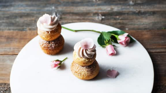 Religieuses Rose-Framboise