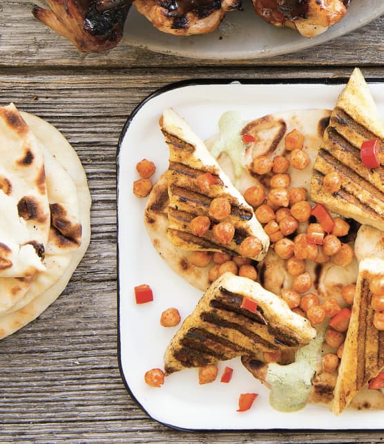 Halloumi grillé à l'indienne