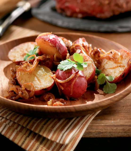 Salade de patates et de pommes de terre