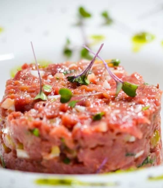 Tartare de Noël au boeuf